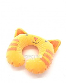 Надувная подушка для путешествий детская Intex (оранжевая)